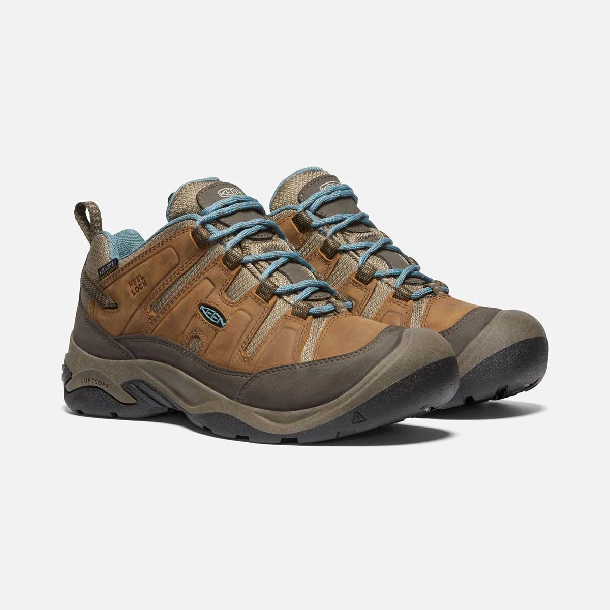 Keen Circadia WP Hiking Shoe - Syrup / North Atlantic