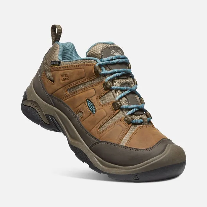 Keen Circadia WP Hiking Shoe - Syrup / North Atlantic