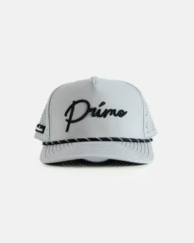 Light Gray Cursive Hat