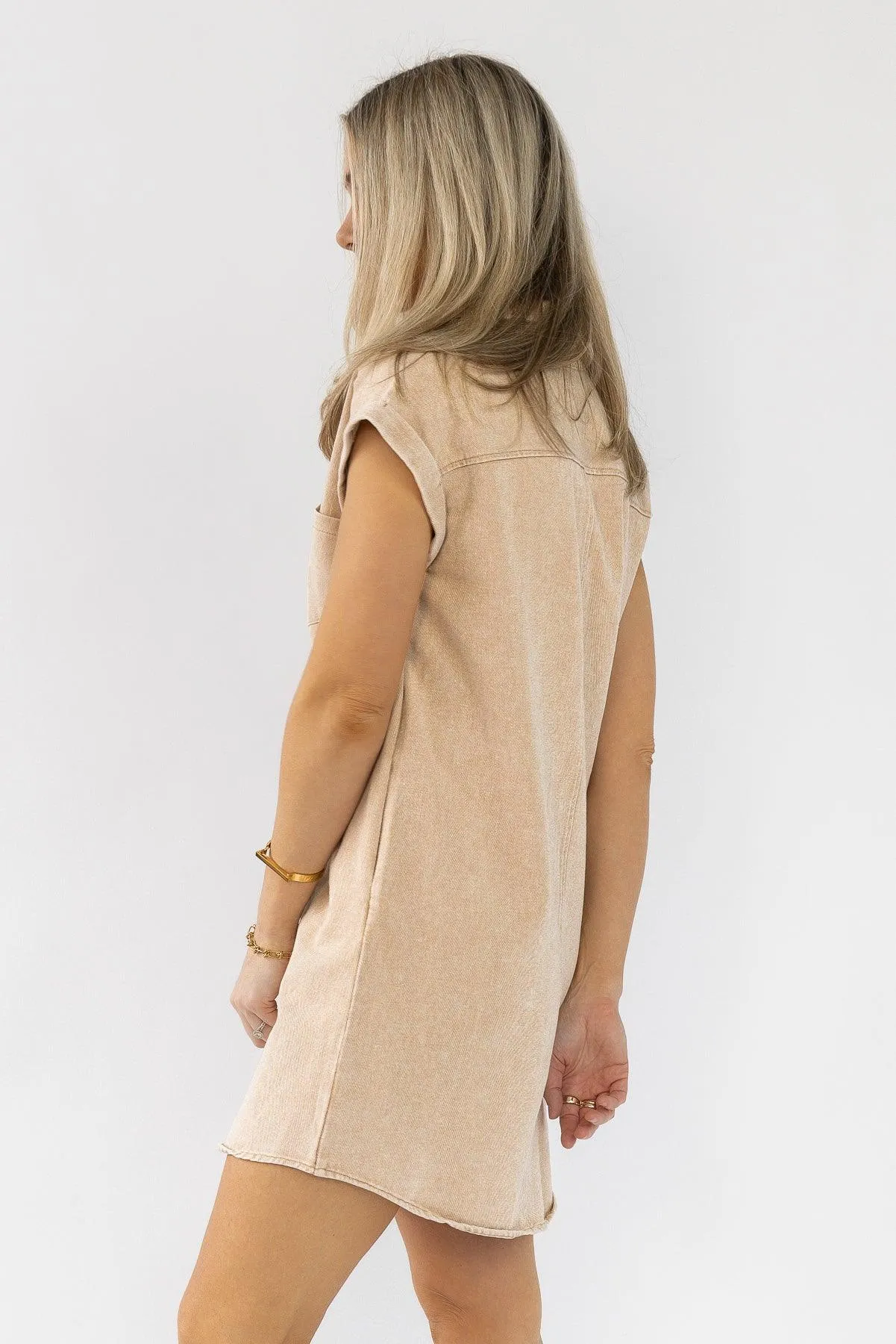 Luella Khaki Denim Dress - Final Sale