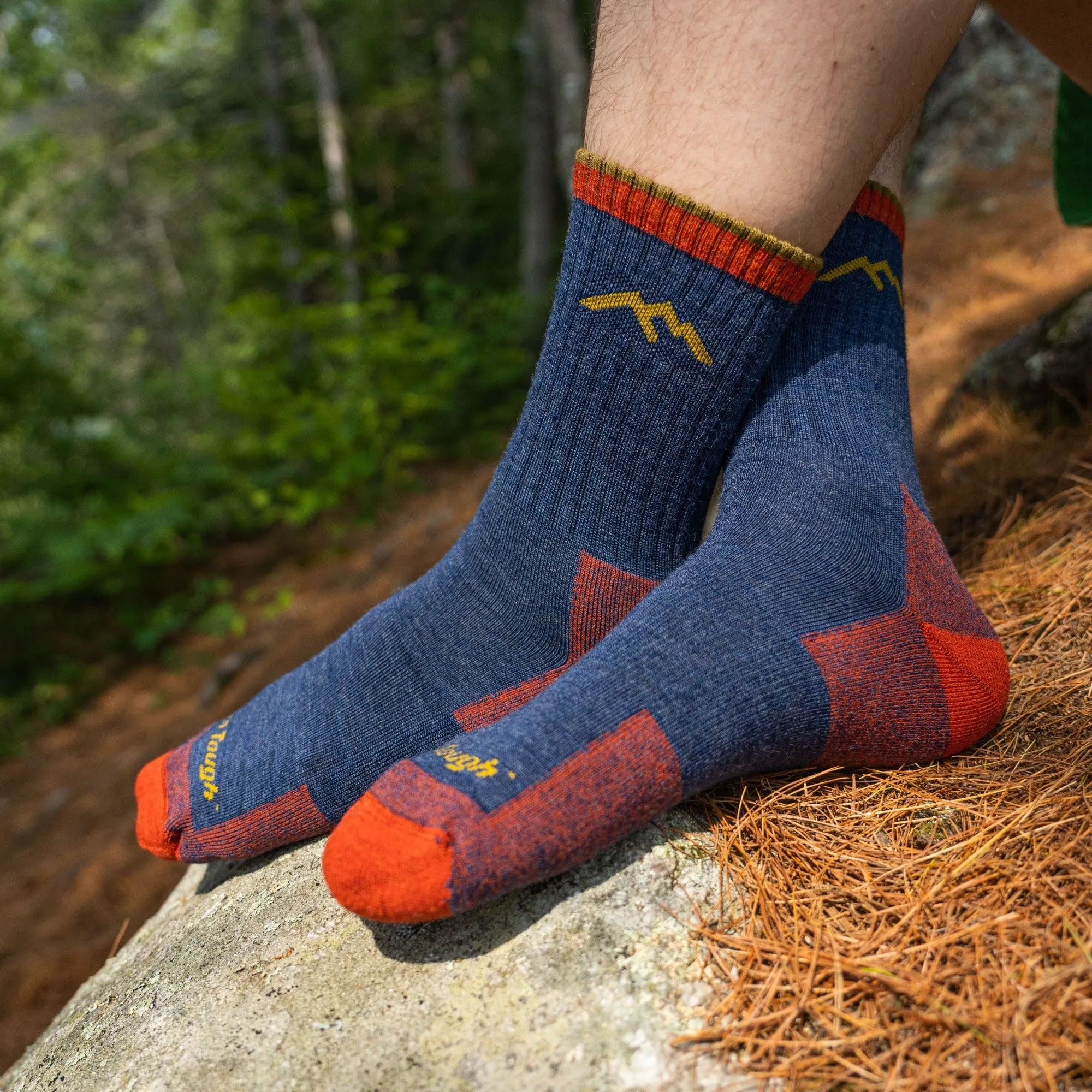 Men's and Women's Hiker Micro Crew 2-Pack Hiking Socks