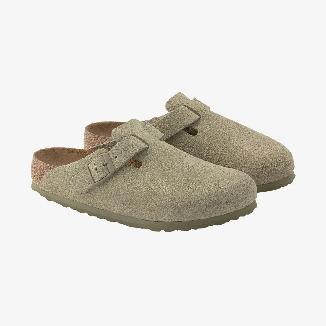 mens birkenstock boston bs (faded khaki)