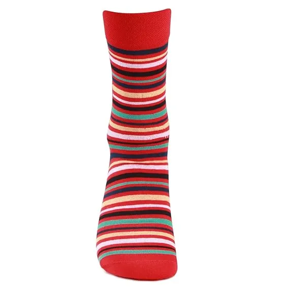 Men's Designer Signature Socks - Red