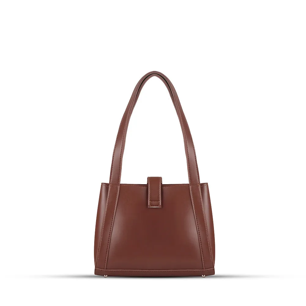 MIA CHOCO BROWN HANDBAG