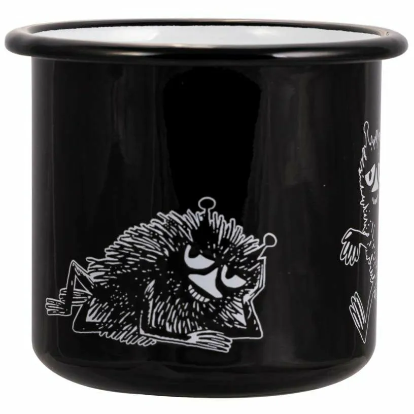 Moomin Enamel Mug 3.7 dl Stinky Black