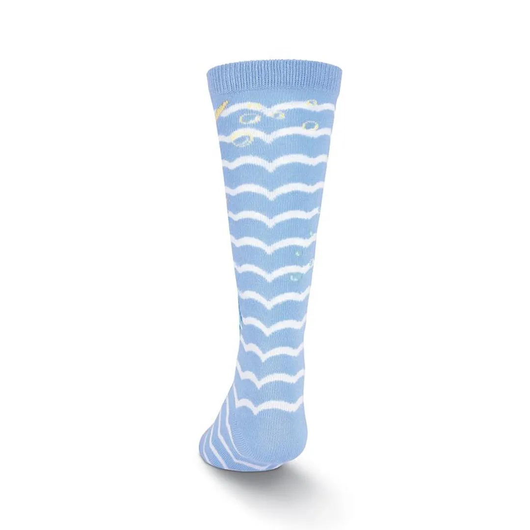 NARWHAL KNEE HIGH SOCKS-GIRL'S