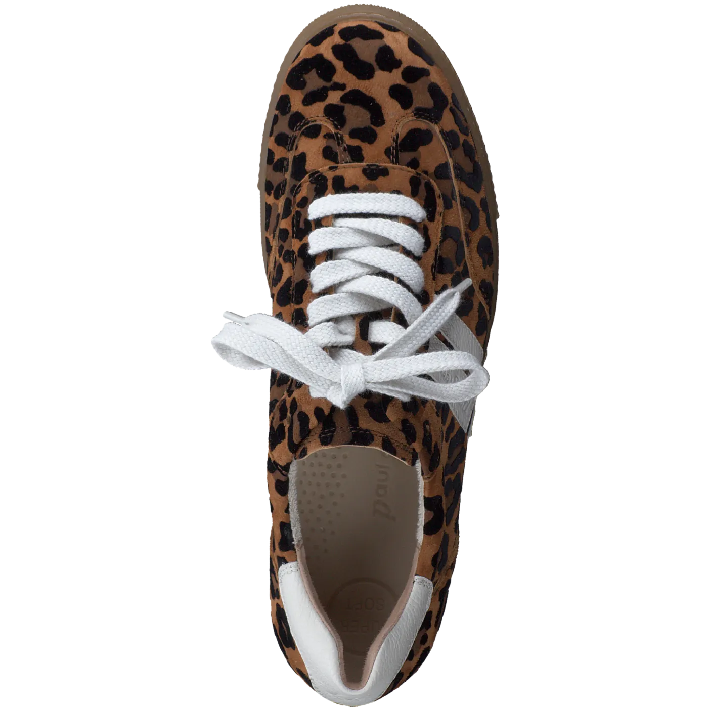 Paul Green Leopard Print Low Rise Trainer 5450