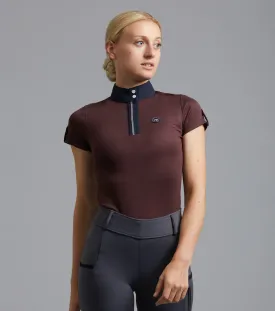 PEI Amia Ladies Technical Riding Top (Burgundy)