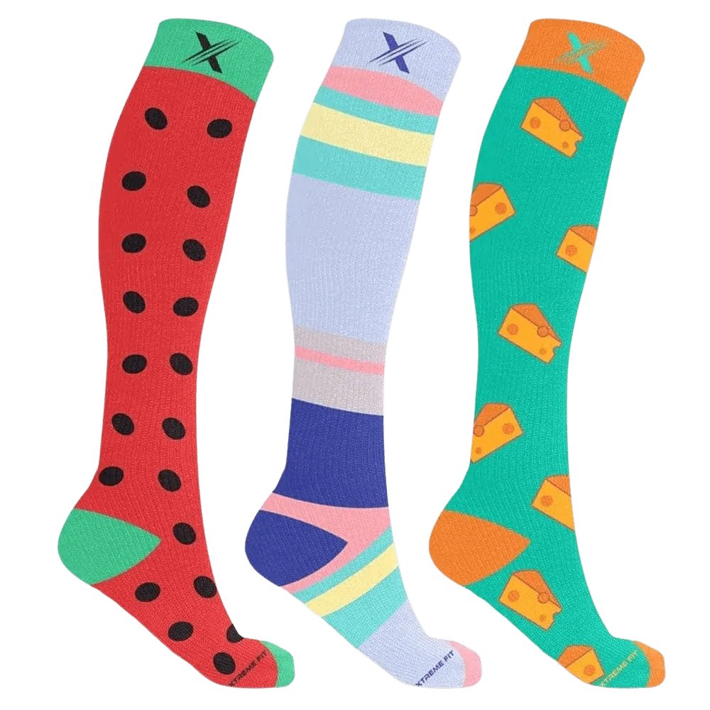 Picnic in Central Park Compression Socks (3-Pairs)