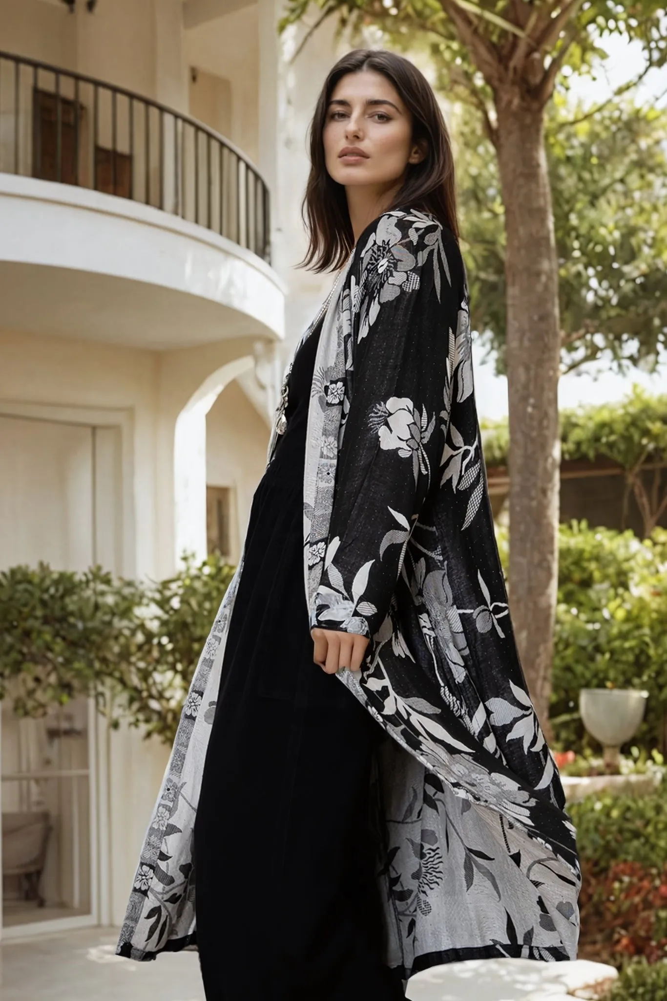 Printed Duster - Lavasa