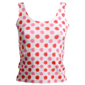 Printed Tank in Red Dots