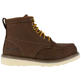 Reinforcer Steel-Toe 6-inch Wedge Work boot Brown