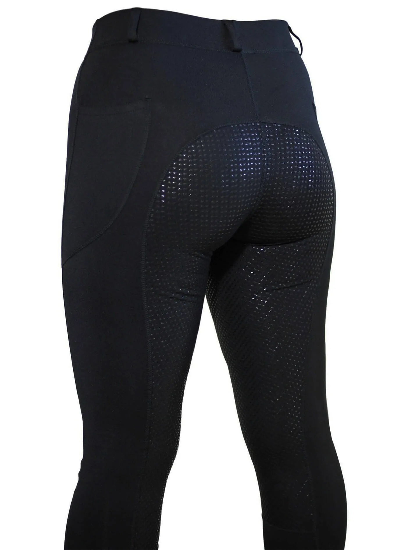 Riding tights in Black - With or Without Silicone Seat. You decide