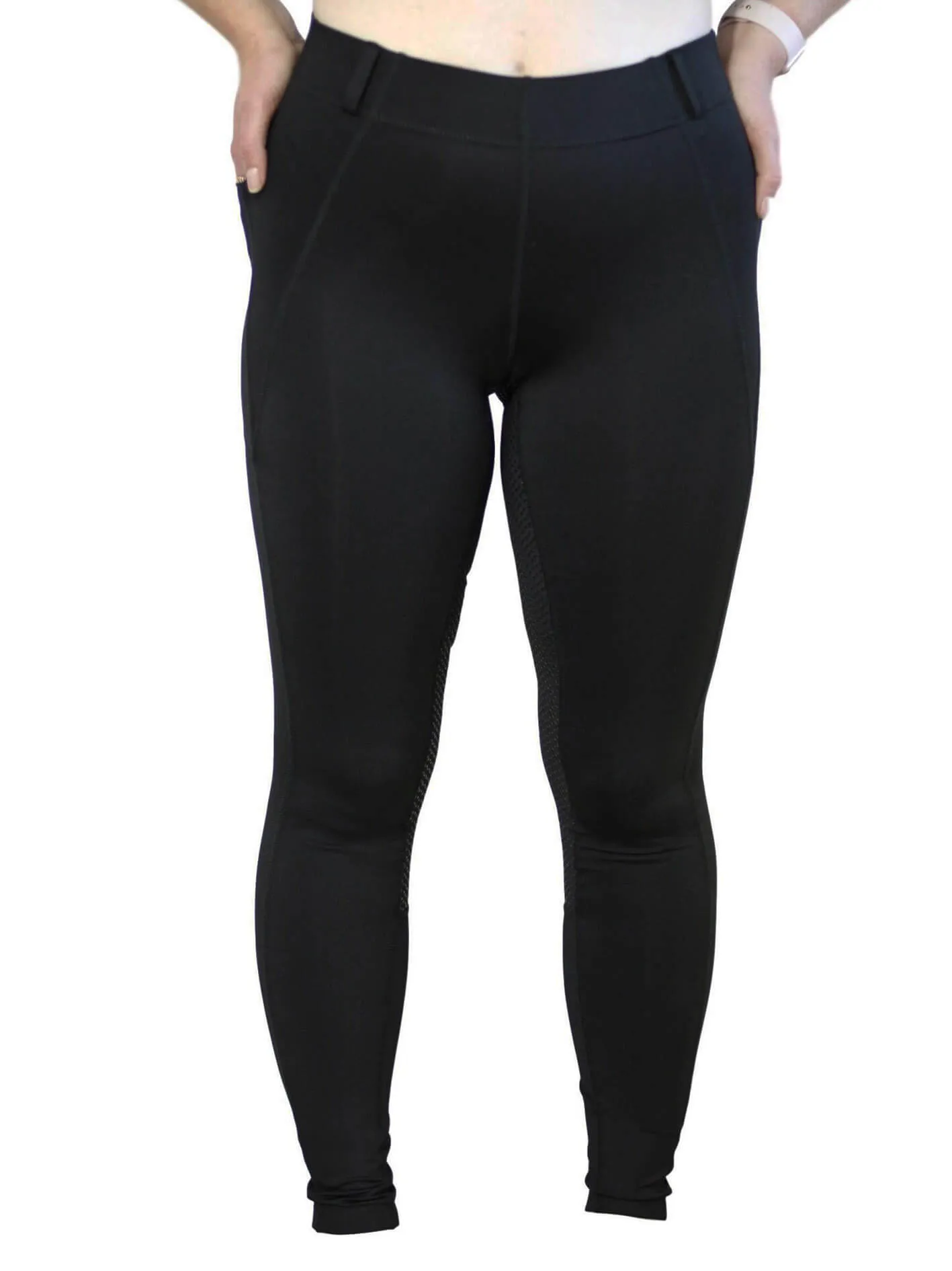 Riding tights in Black - With or Without Silicone Seat. You decide