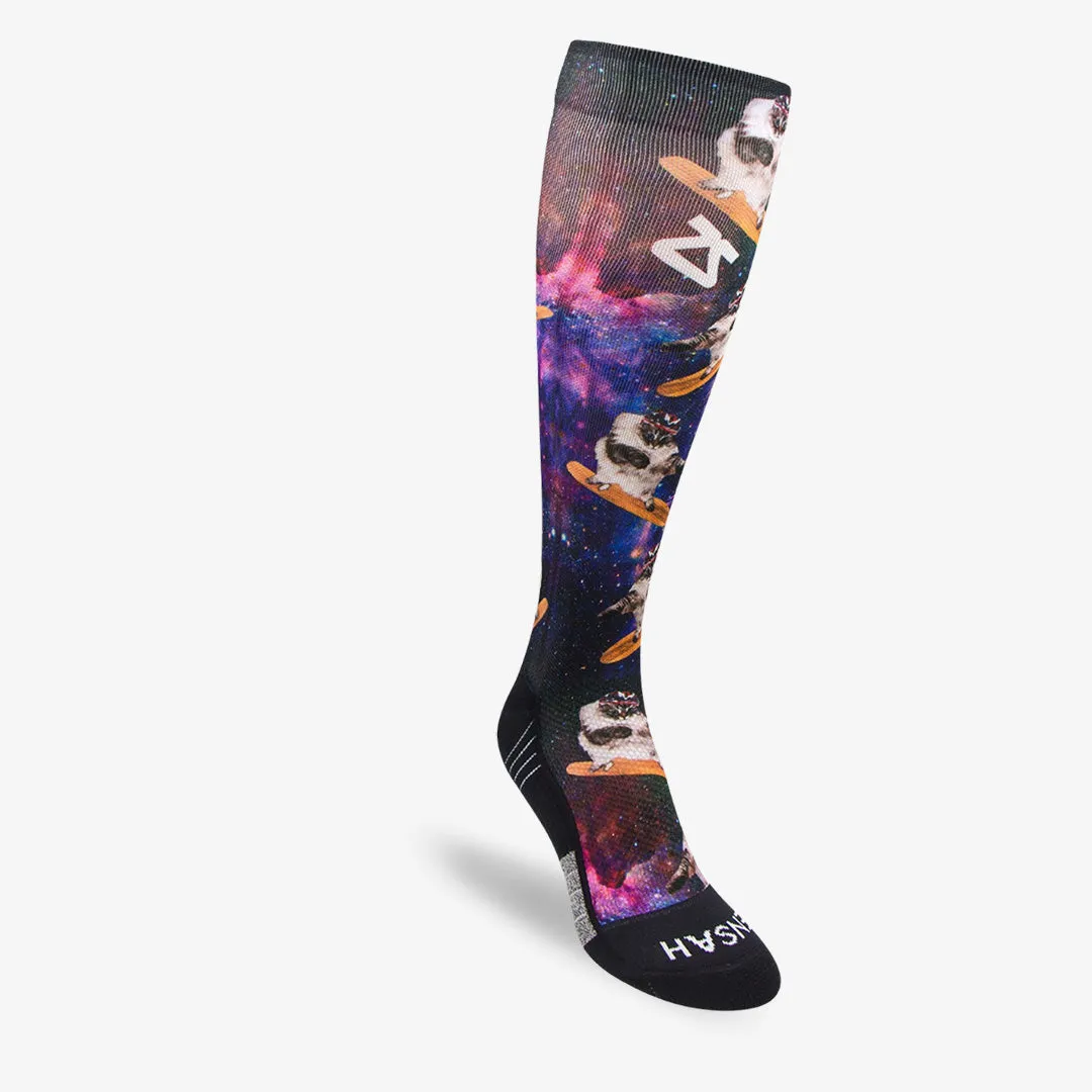 Space Cats Compression Socks (Knee-High)