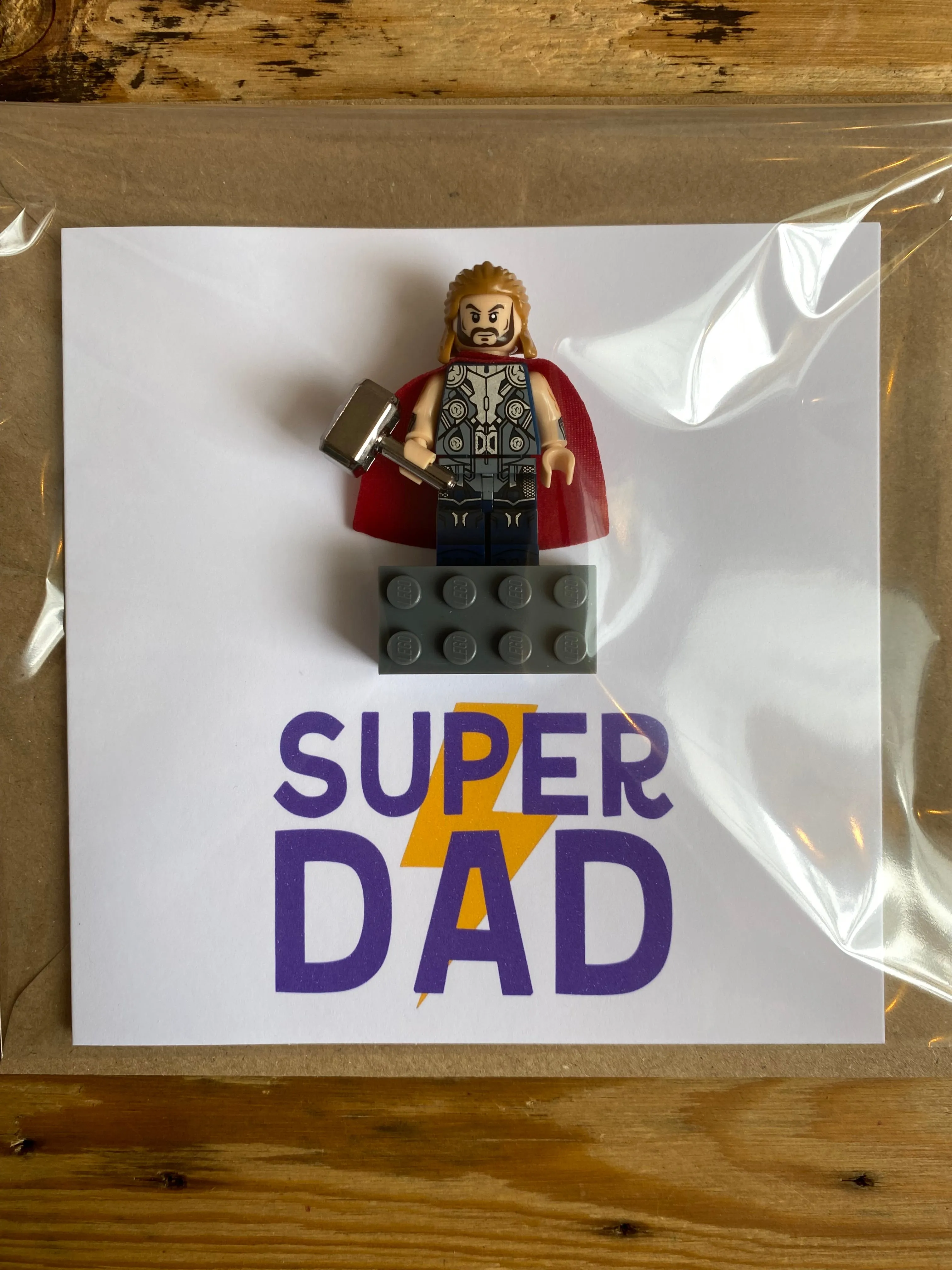 Superhero Mini Figure Cards by Little Gray Design