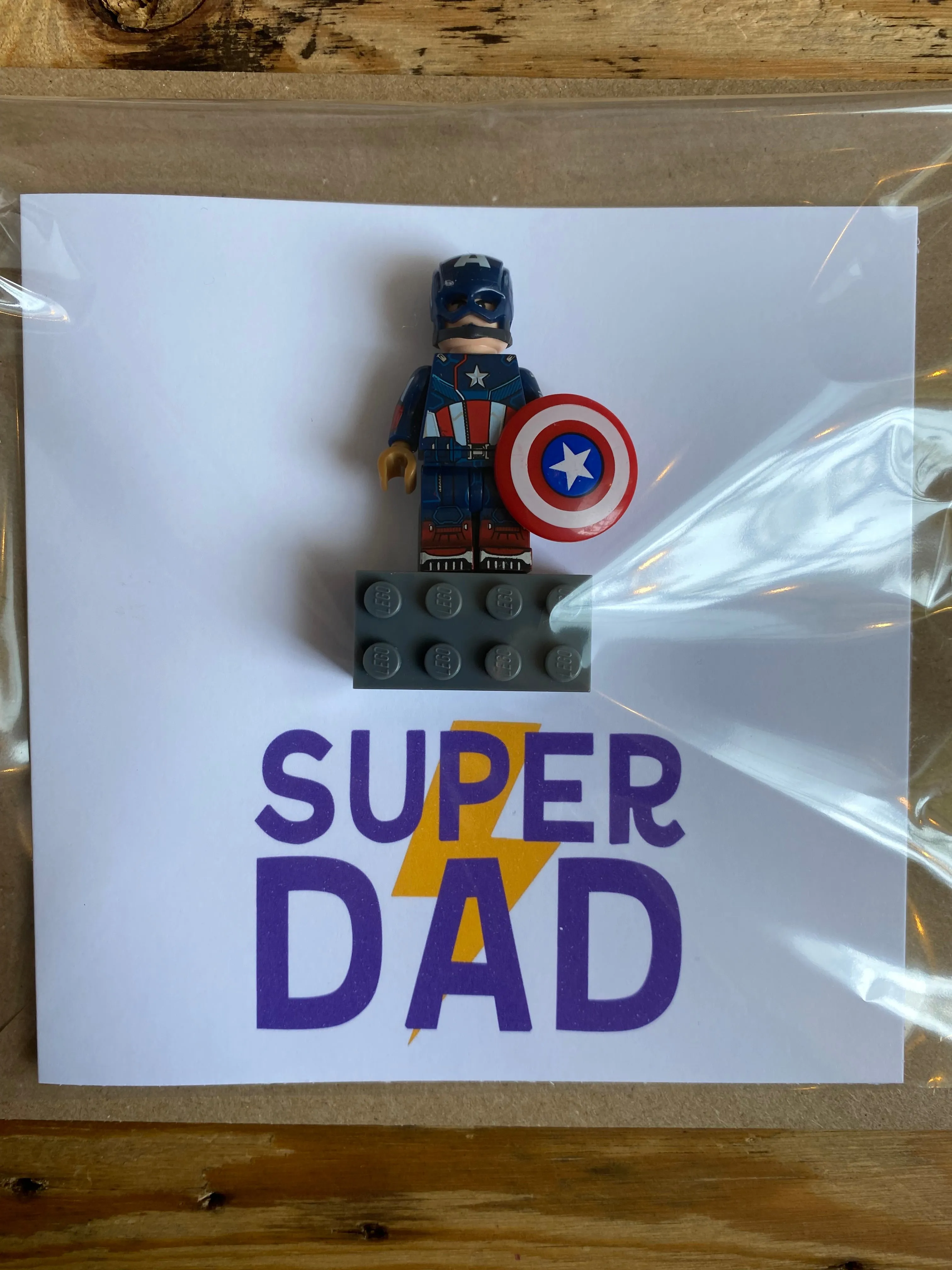 Superhero Mini Figure Cards by Little Gray Design