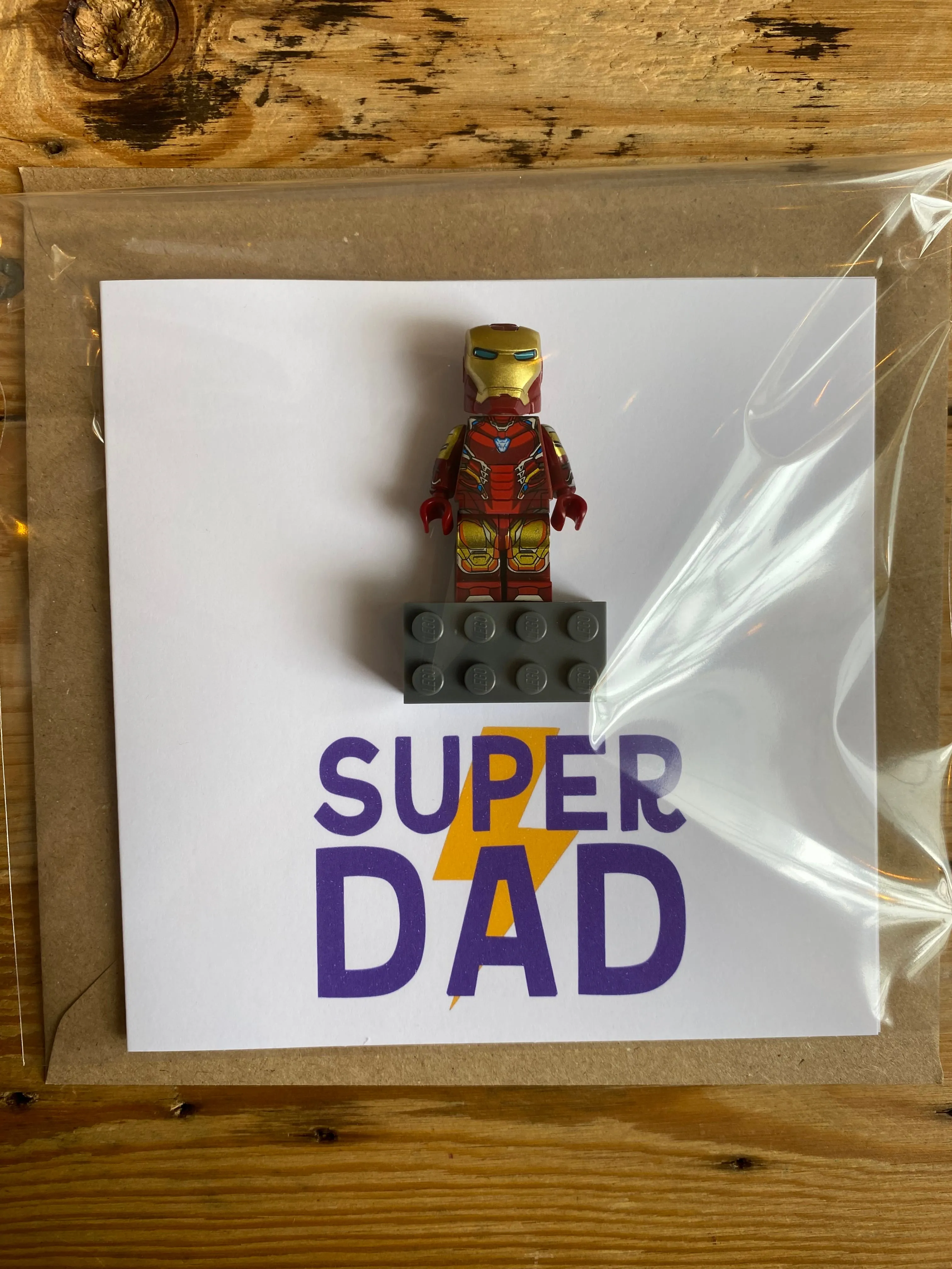 Superhero Mini Figure Cards by Little Gray Design