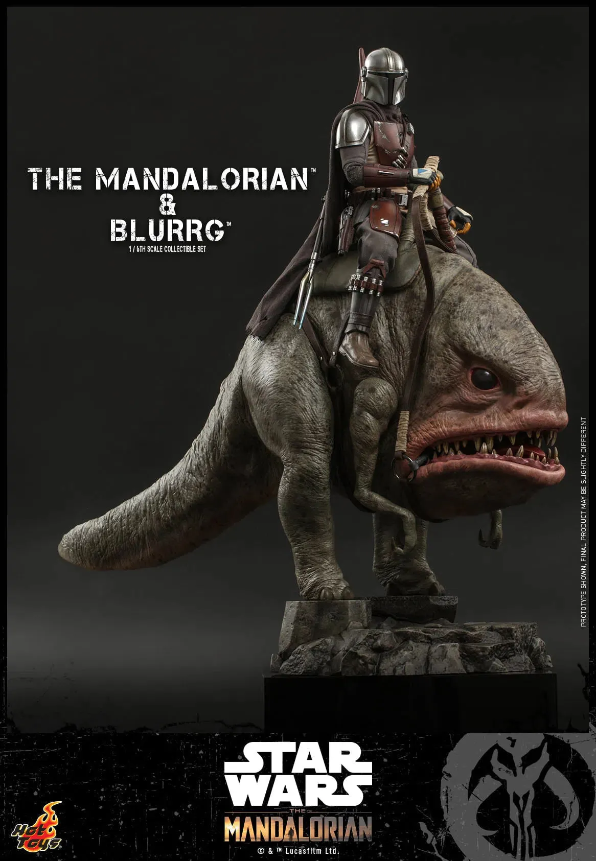 The Mandalorian & Blurrg Set: TMS046: The Mandalorian: Star Wars