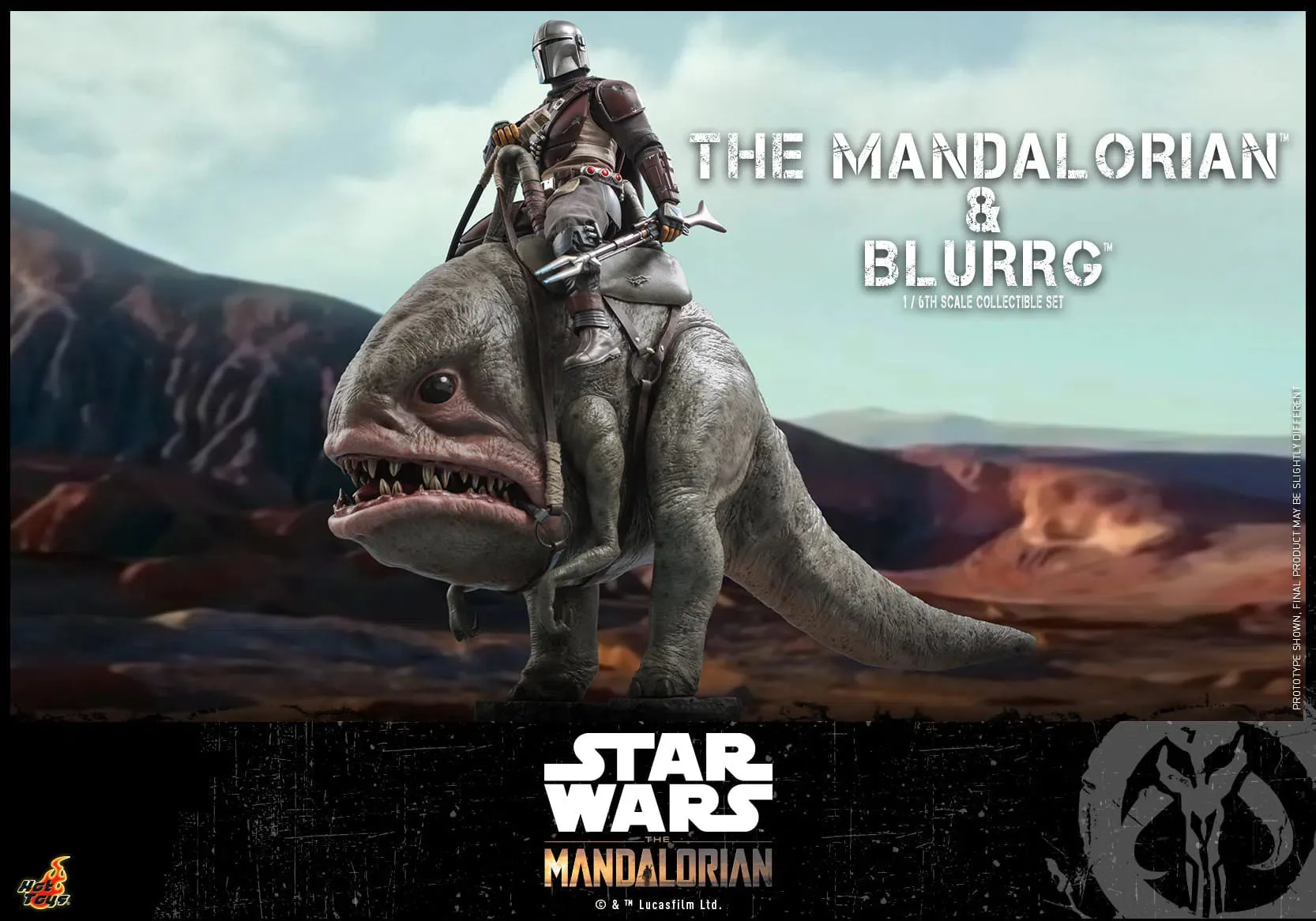 The Mandalorian & Blurrg Set: TMS046: The Mandalorian: Star Wars