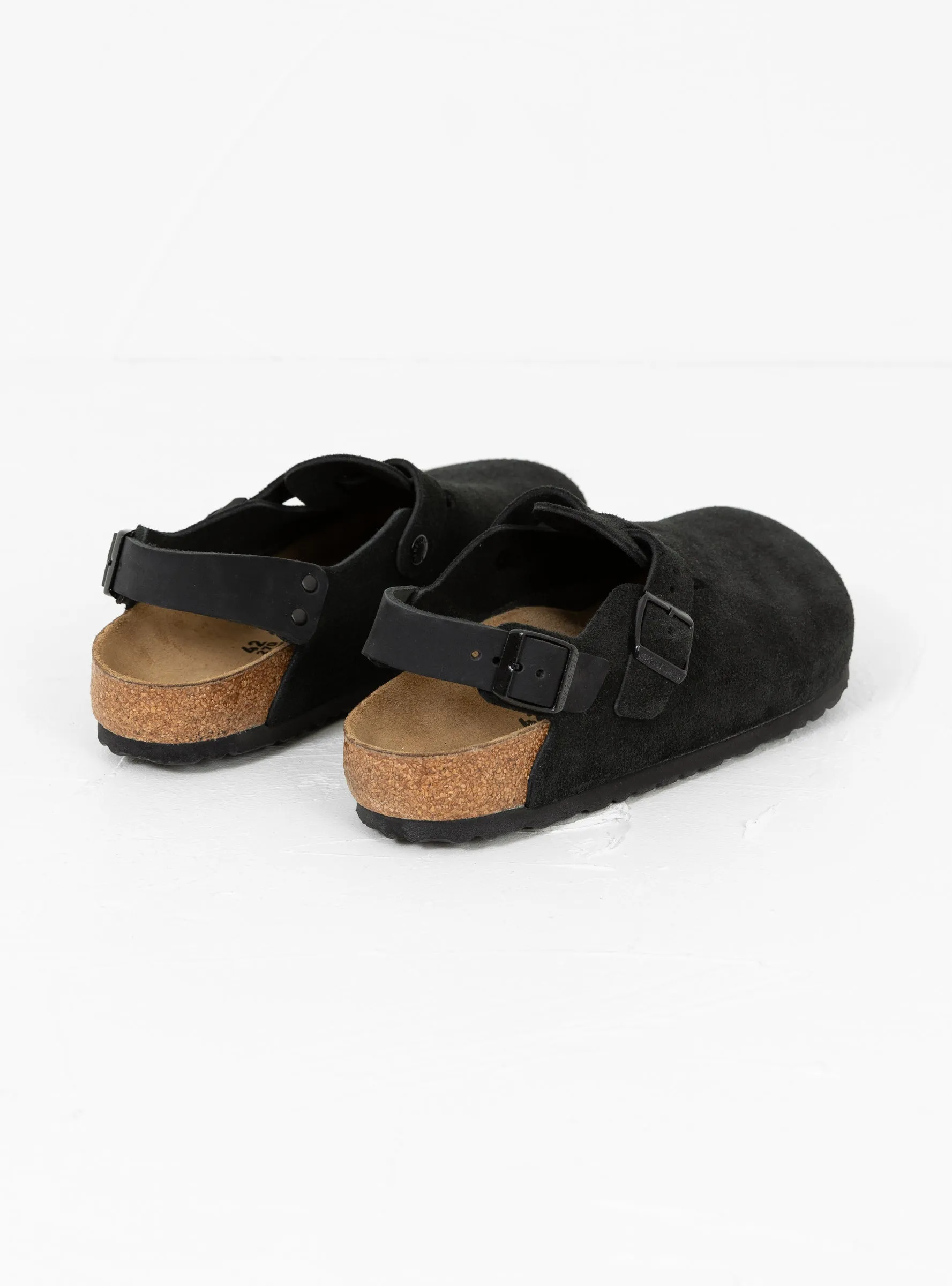 Tokio Suede Sandal Black