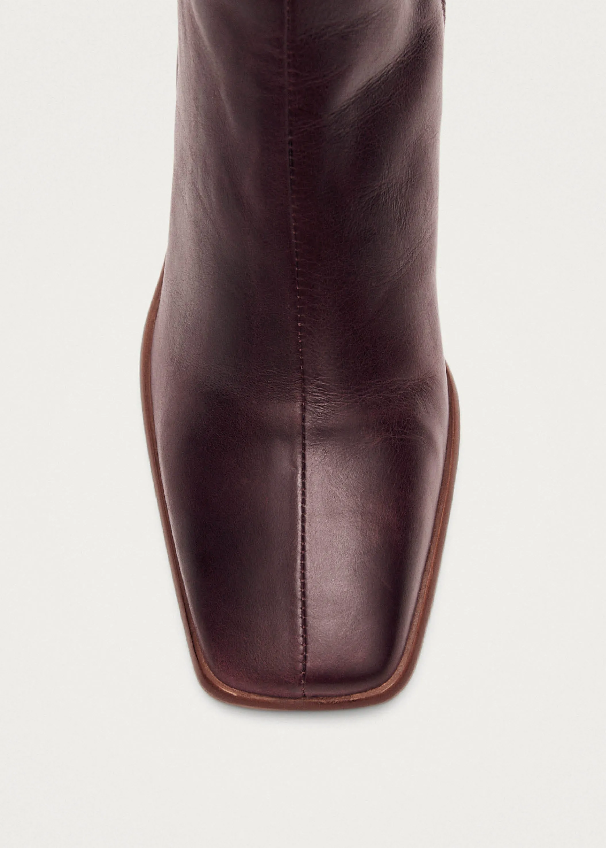 West Cape Wine Burgundy Leather Ankle Boots