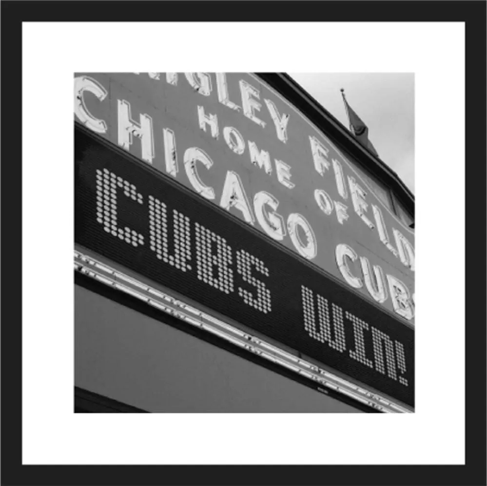 Wrigley Field Framed Art - Chicago Cubs