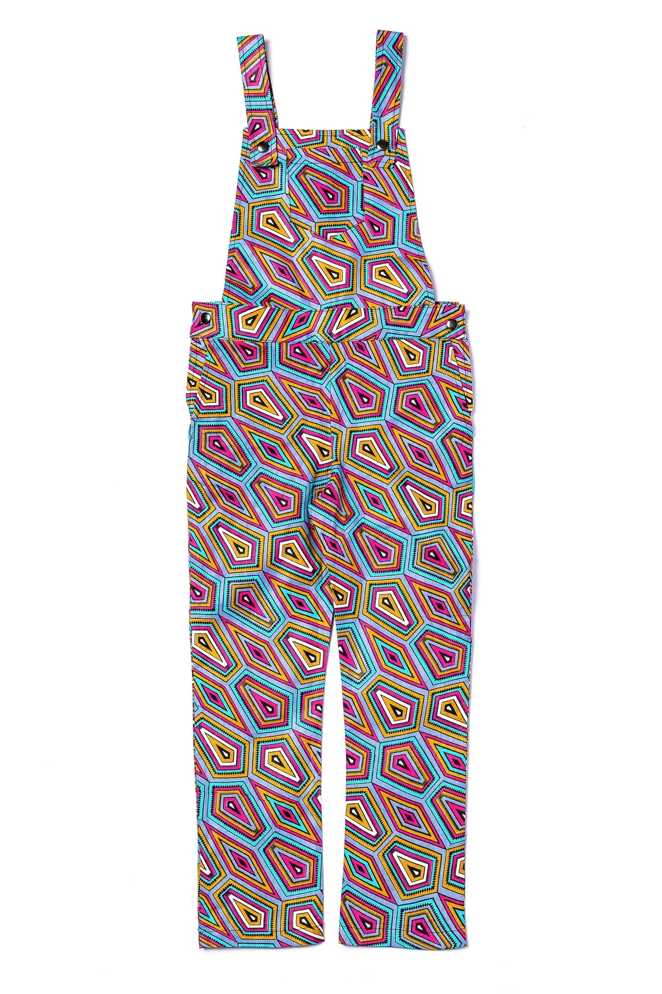 Zanzibari Printed Dungarees